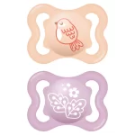 MAM Mini Air 2-6 mois, lot de 2 sucettes OISEAU