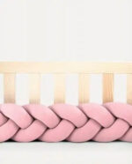 Tour De Lit Tressé Rose Mortadelle 3 MÈTRES