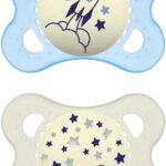 MAM Original Night Lot de 2 tétines lumineuses, 2-6 mois,