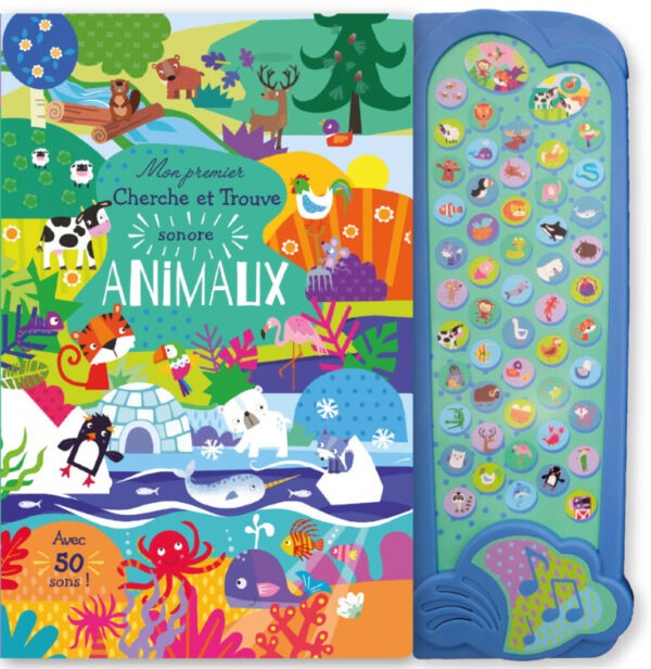 Mon premier cherche et trouve sonore – Animaux +18 mois