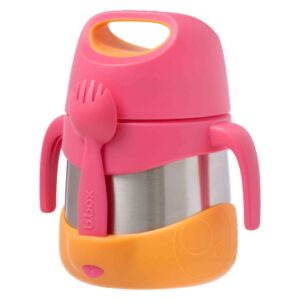 B.box Boîte à repas isotherme avec poignée et fond amovibles Strawberry Shake 335 ml