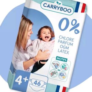 Carryboo Couches Écologiques Taille 4+ (9-20kg) 42 unités