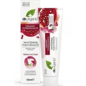 Dr.organic Dentifrice à la Grenade Triple Actions 100 ml