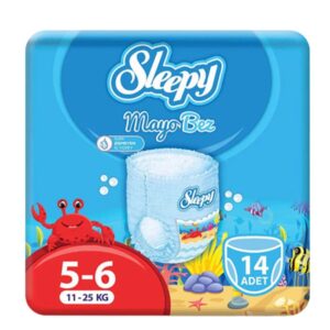 Couches de natation Sleepy Natural Taille 5/6 - (11-25kg) 14 unités