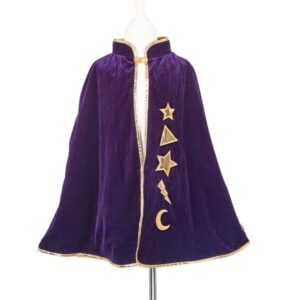 déguisements Cape de magicien violet et doré 4-8ans