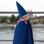 déguisements Ensemble magicien bleu roi 4-6 ans