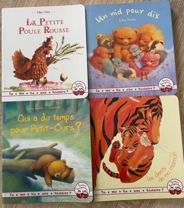 PACK DE 4 LIVRES, Tu me lis une histoire ? 3-6ans