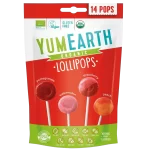 Yum Earth 14 Sucettes Pops Originales sans Gluten 87G
