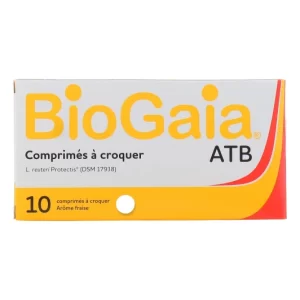 Biogaia Fraise Probiotique 30 Comprimés 3ans
