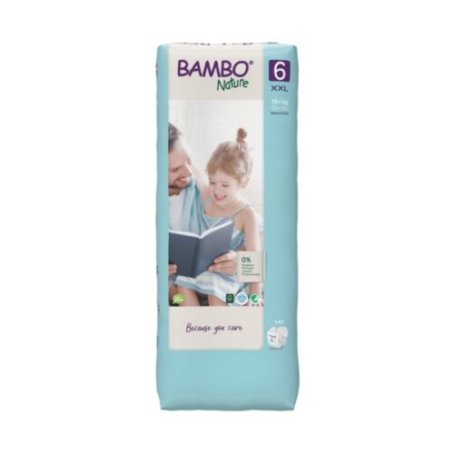 BAMBO NATURE couche bébé taille 6, 16 +KG 40 Unités