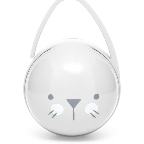 Suavinex Boîte à Sucettes Duo avec Capacité pour 2 Sucettes, Gris