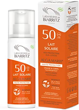 BIARRITZ ALGAMARIS - Crème Solaire Adulte SPF50+ 50 ML visage et corps
