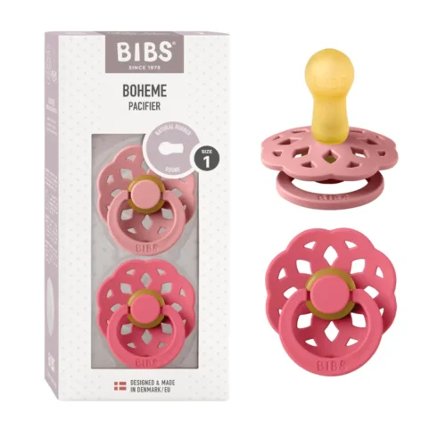 BIBS 2 sucette Boheme 0-6 mois Vieux RoseCorail