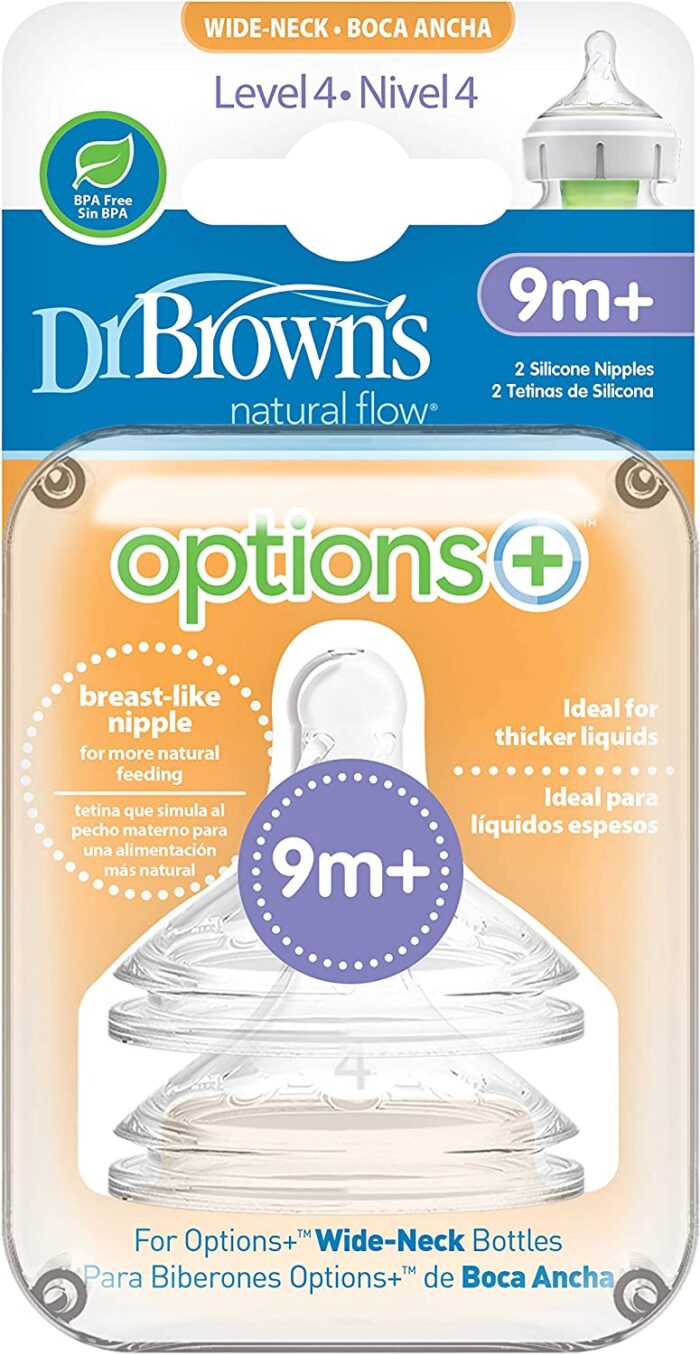 Dr Brown 2 Tétines Cole Large 9mois+