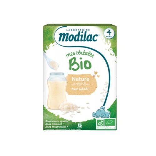 MODILAC - Mes Céréales Bio Nature - Dès 4 mois, 250g