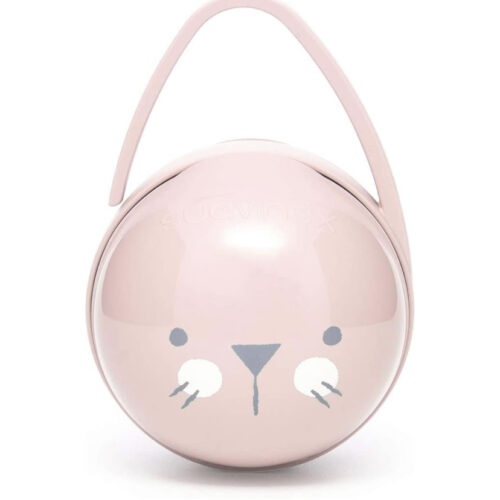 Suavinex Boîte à Sucettes Duo avec Capacité pour 2 Sucettes, ROSE