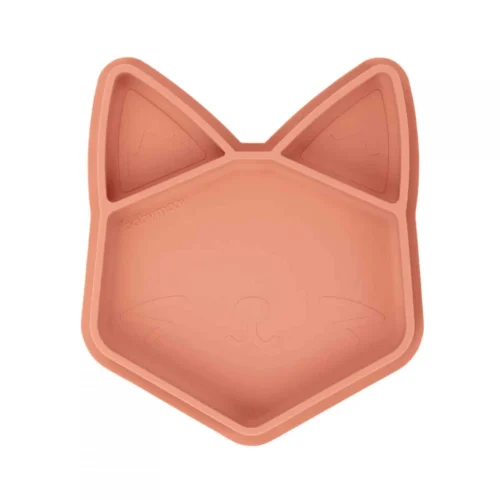 Babymoov Assiette Compartimentée ISY Plate Renard En Silicone