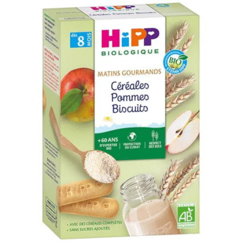 Hipp Céréales pommes biscuits dès 8 mois x 250g