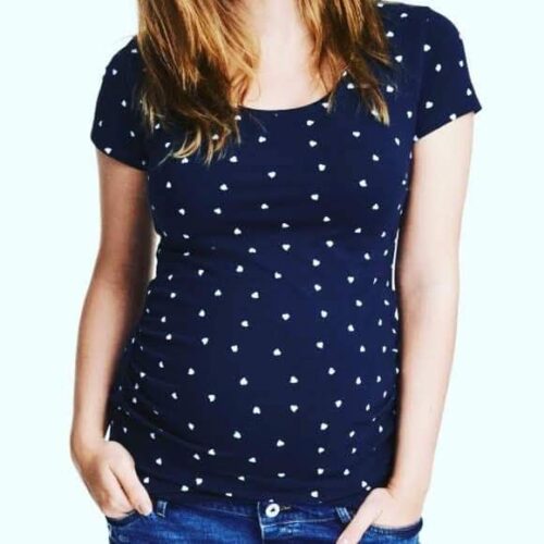 T-shirt MAMA BLEU MARINE  taille S