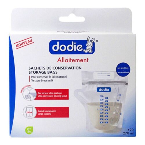 Dodie sachets de conservation pour lait maternel 20 Pièces