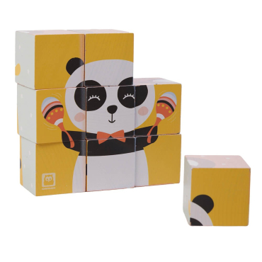 Eurekakids Puzzle Wild 6 Faces +3 ans