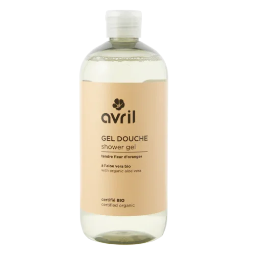 AVRIL GEL DOUCHE TENDRE FLEUR D'ORANGER 500 ML - CERTIFIÉ BIO