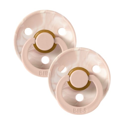 Bibs Lot de 2 Tétines Tie & Dye - Blush Ivoire 0-6 mois
