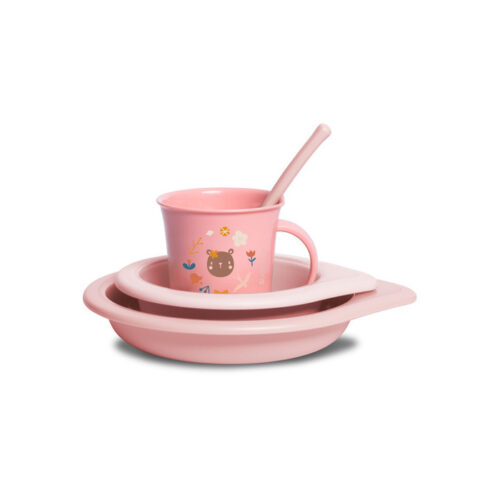 Suavinex Coffret repas Into the forest rose (4 pièces)