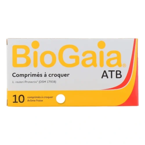 Biogaia Fraise Probiotique 30 Comprimés enfants et adultes