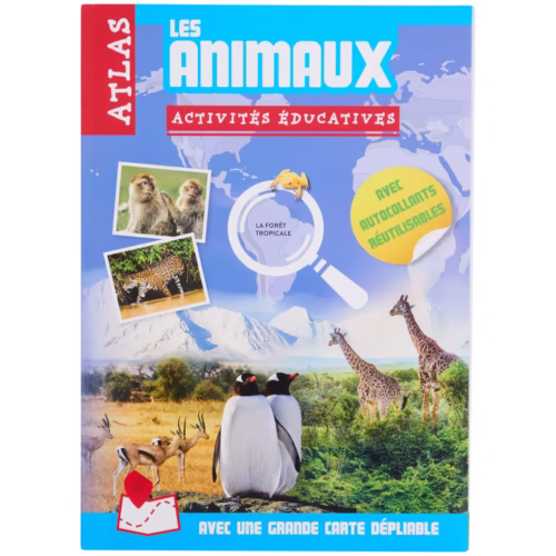 Livre d’activités Atlas -LES ANIMAUX