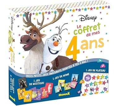 Disney - Le coffret de mes 4 ans - Coffret jeux - Dès 4 ans