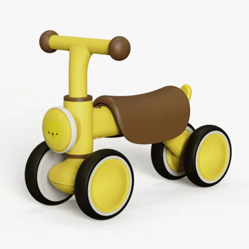 Lebei Vélo d’Équilibre pour Enfants Jaune