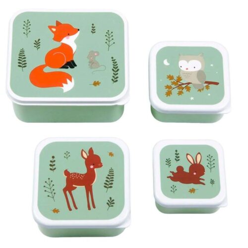 A little lovely company 4 boîtes à lunch et snacks Forest Friends