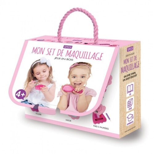 MON SET DE MAQUILLAGE EN BOIS +4ans